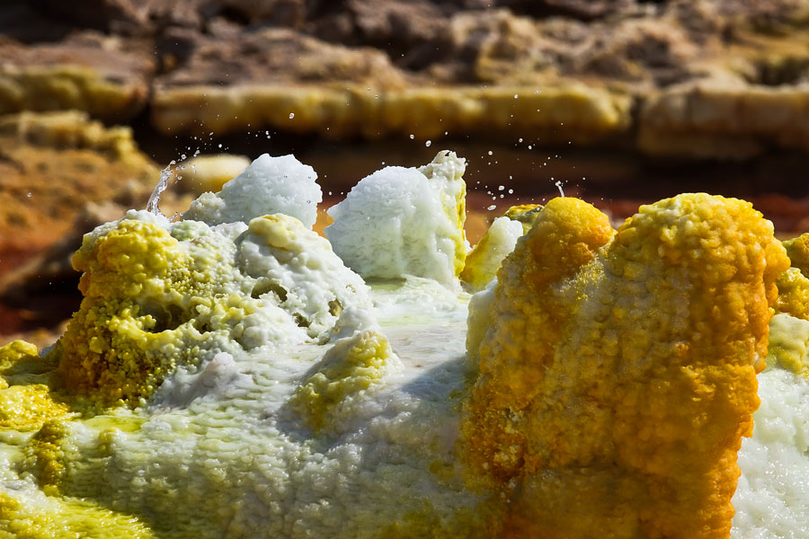  Dallol Depression, also called Danakil Depression   Ethiopia